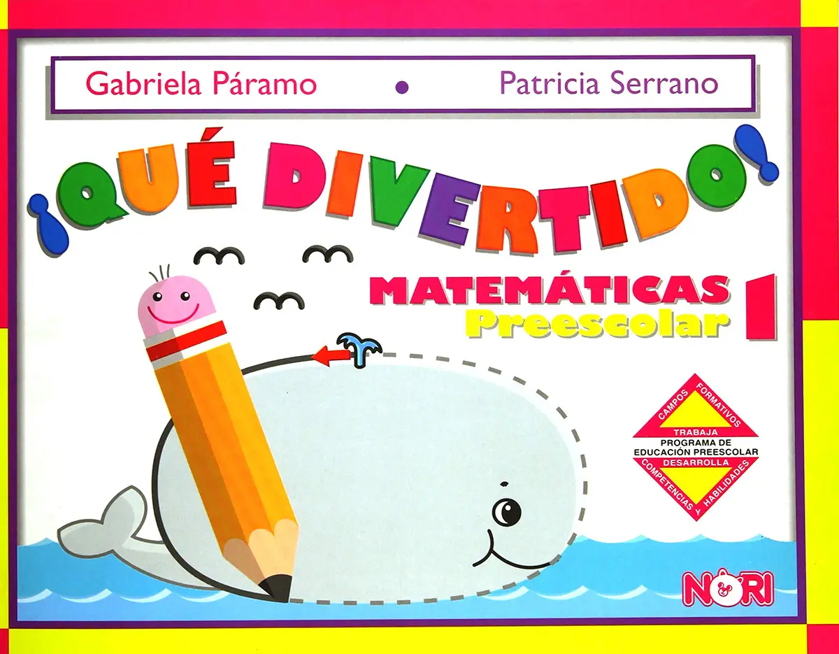 Qué divertido matemáticas preescolar 1 libro educativo